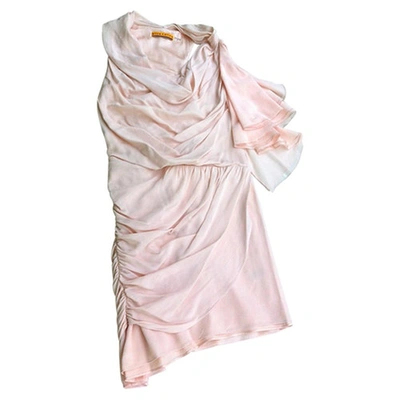 Pre-owned Alice And Olivia Pink Silk Dress