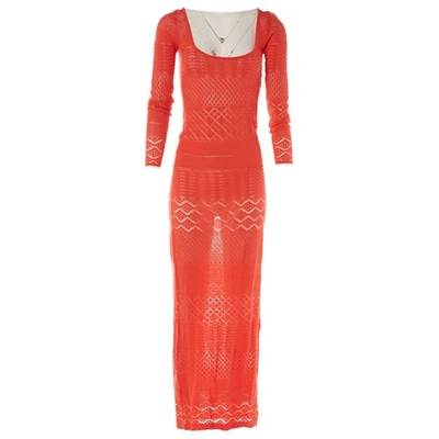 Pre-owned Matthew Williamson Maxi Dress In Pink