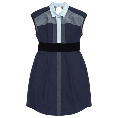 miu miu blue dress