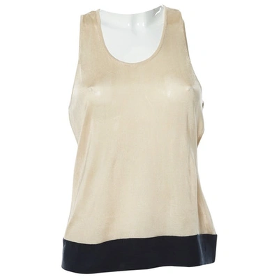 Pre-owned Vionnet Camisole In Beige
