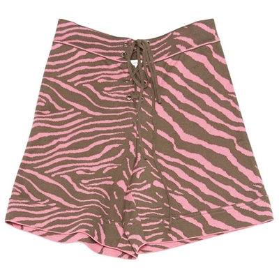 Pre-owned M Missoni Pink Cotton - Elasthane Shorts