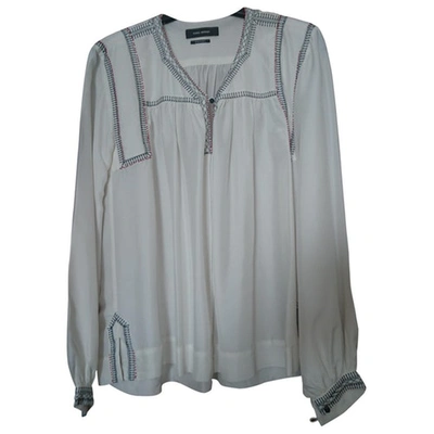 Pre-owned Isabel Marant White Polyester Top