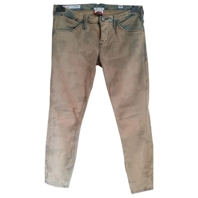 Pre-owned Cycle Slim Jeans In Khaki