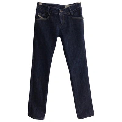 Pre-owned Diesel Straight Jeans In Blue