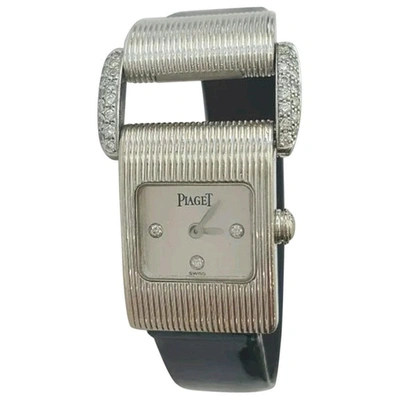 Pre-owned Piaget White Gold Watch In Silver
