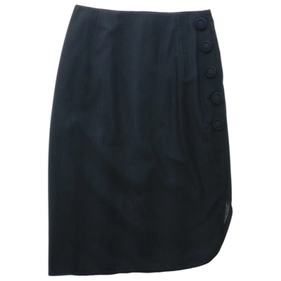 Pre-owned Paul Smith Wool Skirt In Black
