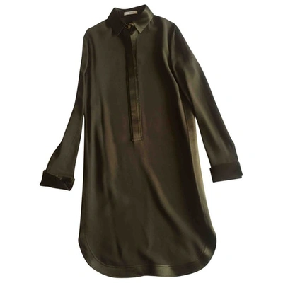 Pre-owned Givenchy Dress In Khaki
