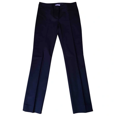 Pre-owned Hoss Intropia Straight Pants In Black