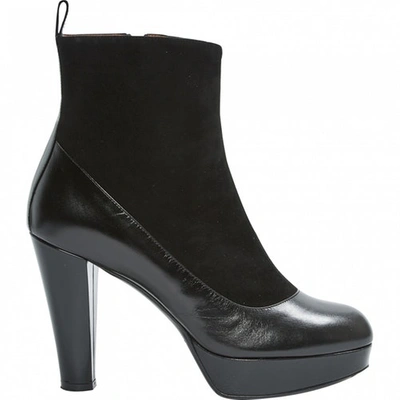 Pre-owned Sonia Rykiel Ankle Boots In Black