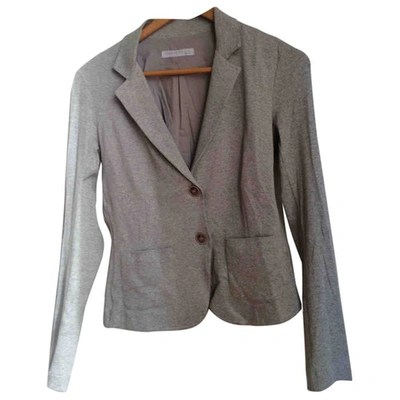 Pre-owned Fabiana Filippi Grey Cotton Jacket