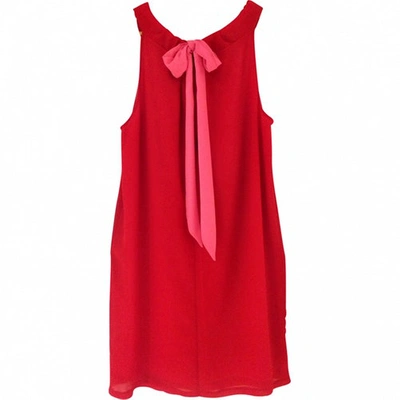 Pre-owned Merci Mid-length Dress In Red