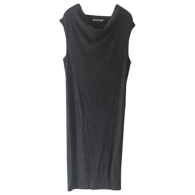 Pre-owned Alexander Wang Maxi Dress In Anthracite