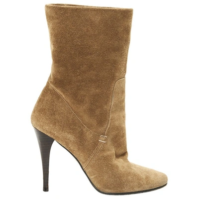 Pre-owned Barbara Bui Ankle Boots In Brown