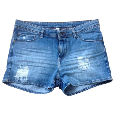 Pre-owned Acquaverde Blue Denim - Jeans Shorts