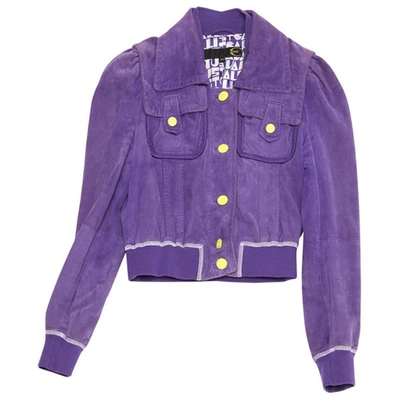 Pre-owned Just Cavalli Short Vest In Purple