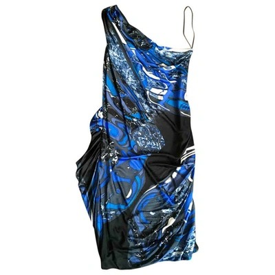 Pre-owned Emilio Pucci Mini Dress In Blue