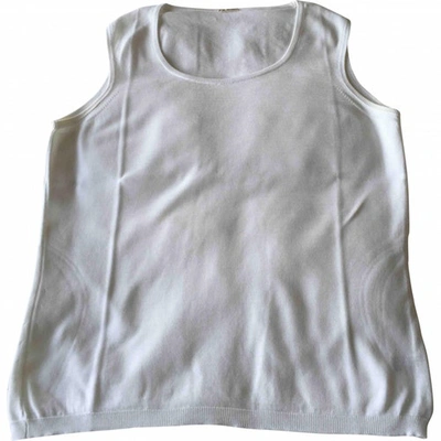 Pre-owned Malo Vest In White