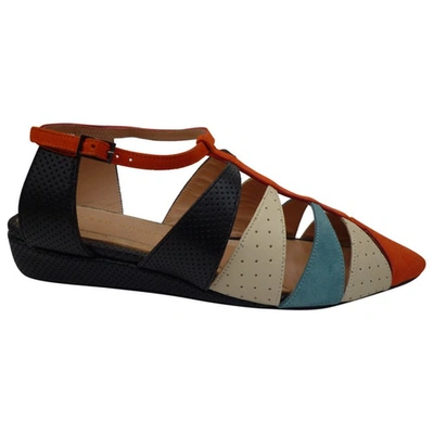 Pre-owned Roland Mouret Suede Sandals In Other