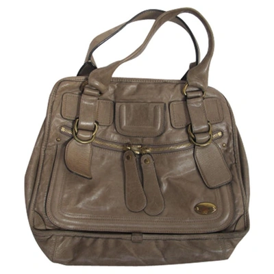 Pre-owned Chloé Beige Leather Handbag