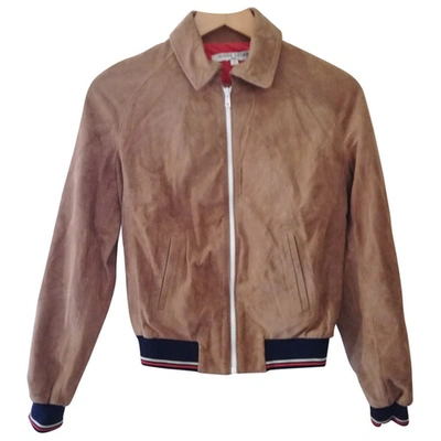 Pre-owned Valentine Gauthier Leather Jacket In Camel