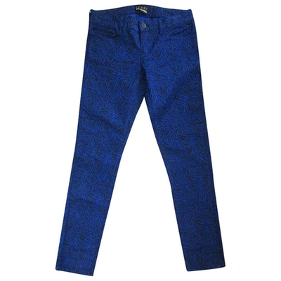 Pre-owned The Kooples Trousers In Blue