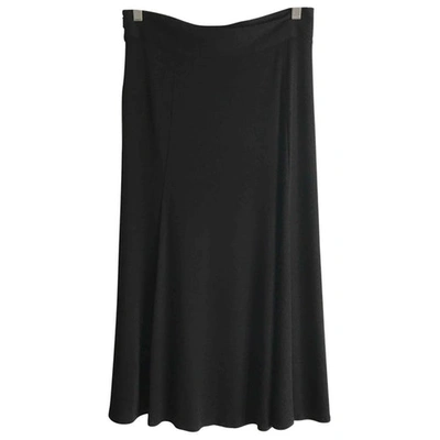 Pre-owned Carolina Herrera Mid-length Skirt In Black