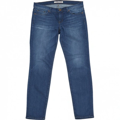Pre-owned J Brand Blue Cotton - Elasthane Jeans