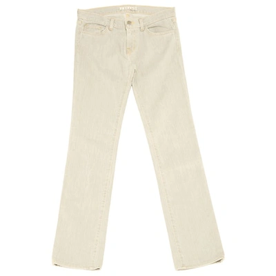 Pre-owned J Brand Straight Jeans In Grey
