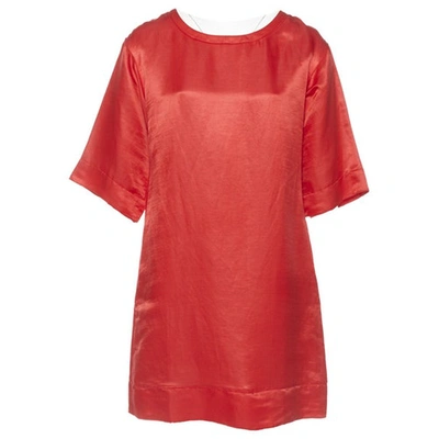 Pre-owned Marc Jacobs Linen Mid-length Dress In Red