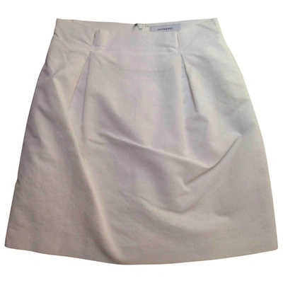 Pre-owned Viktor & Rolf Skirt In White