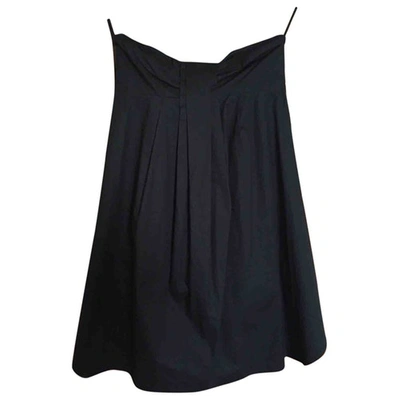 Pre-owned Hache Mini Dress In Black