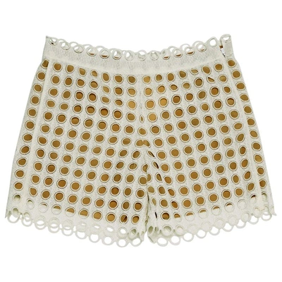 Pre-owned Chloé White Cotton Shorts