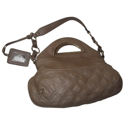 Pre-owned Emmanuelle Khanh Leather Handbag In Beige