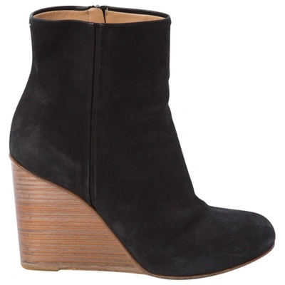 Pre-owned Maison Margiela Ankle Boots In Black