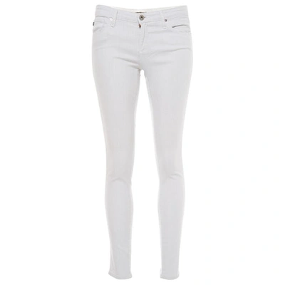 Pre-owned Ag Slim Jeans In White