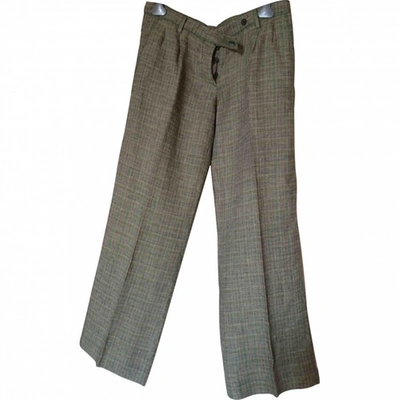 Pre-owned Mauro Grifoni Large Pants In Green
