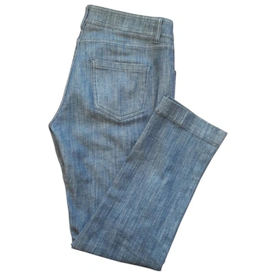 Pre-owned Piazza Sempione Slim Jeans In Blue