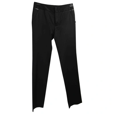 Pre-owned Balenciaga Straight Pants In Black