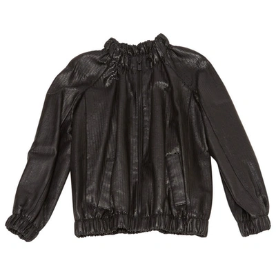 Pre-owned Jay Ahr Leather Jacket In Black
