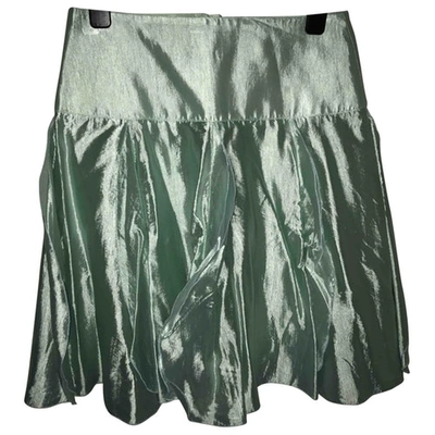 Pre-owned Emporio Armani Mid-length Skirt In Green