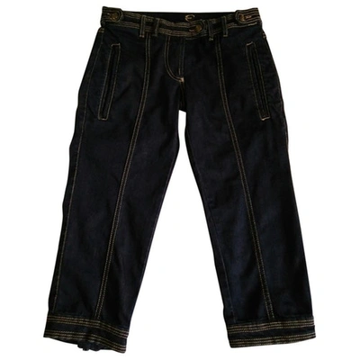 Pre-owned Just Cavalli Short Jeans In Blue