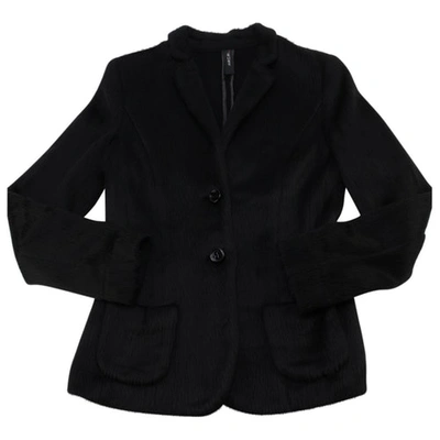 Pre-owned Marc Cain Wool Jacket In Black