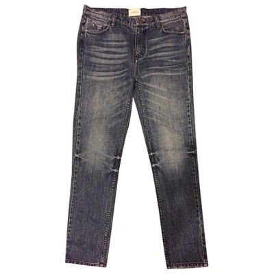 Pre-owned Laurence Dolige Straight Jeans In Blue