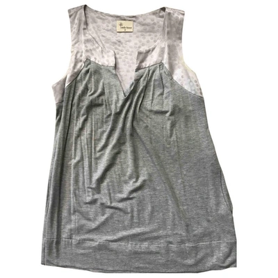 Pre-owned Stella Forest Grey Cotton Top