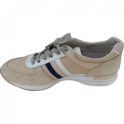 Pre-owned Serafini Trainers In Beige