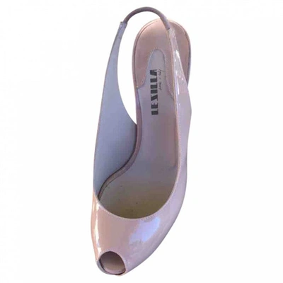 Pre-owned Le Silla Patent Leather Heels In Pink