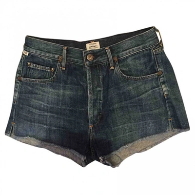 Pre-owned Citizens Of Humanity Blue Denim - Jeans Shorts