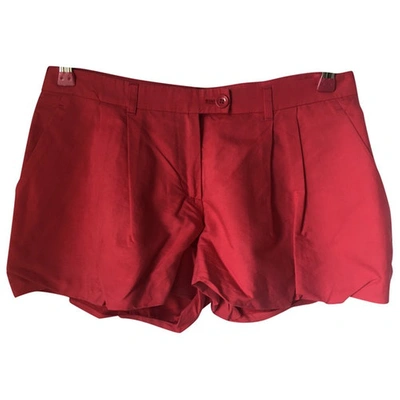 Pre-owned Moschino Cheap And Chic Orange Cotton Shorts