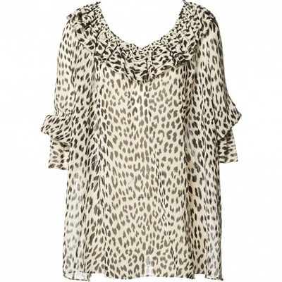 Pre-owned Temperley London Silk Tunic In White