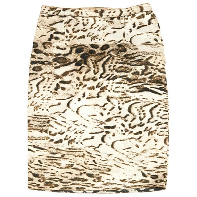 Pre-owned Lanvin Mid-length Skirt In Brown